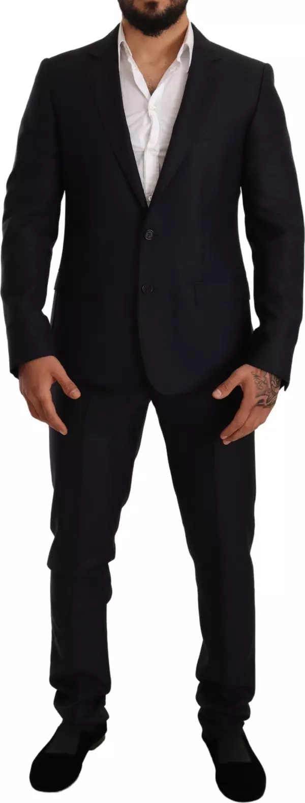 Blue Pattern MARTINI SLIM FIT 2 Piece Suit