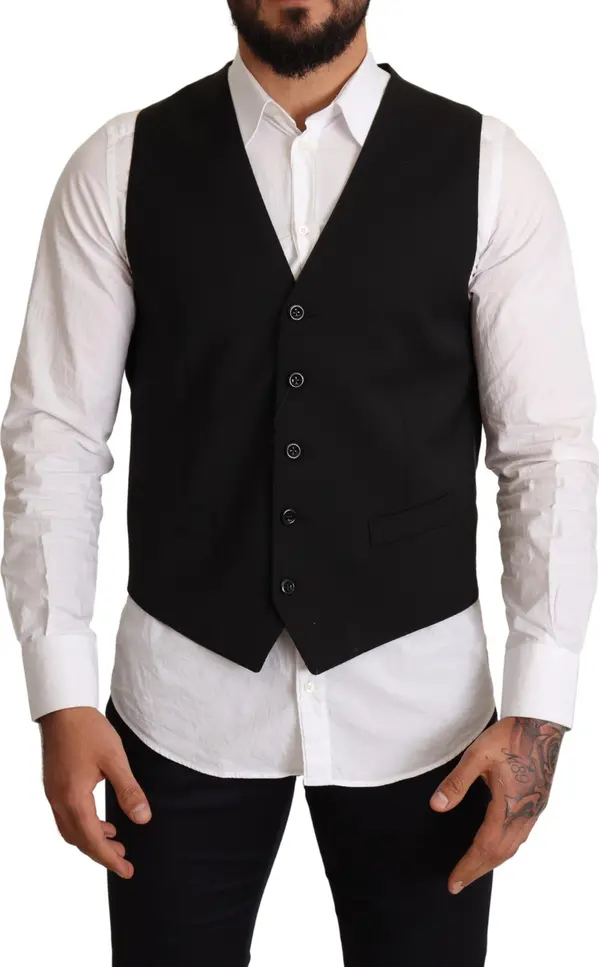 Black Formal dress Vest