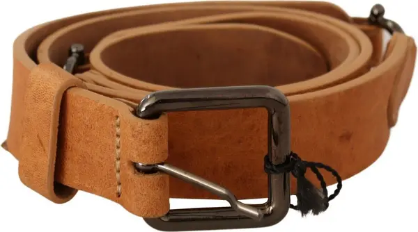 Light Brown Buckle Waist Belt