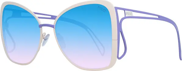 Beige Metal Sunglasses