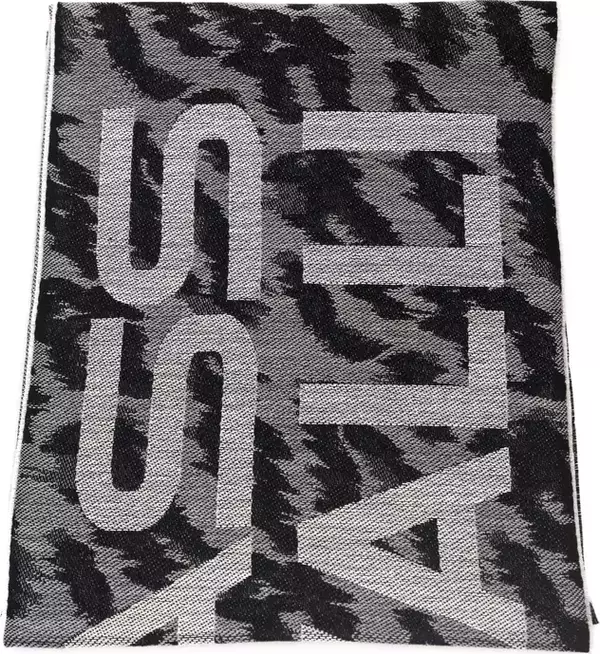Gray Wool Men Scarf