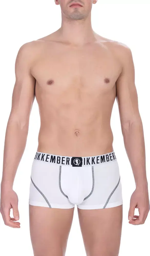 White Cotton Men's Trunk Underwear Pack