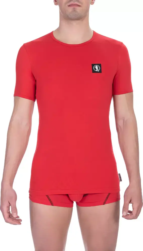 Red Cotton Men's T-Shirt