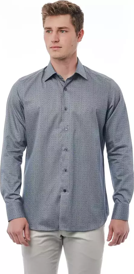 Black Cotton Men Shirt