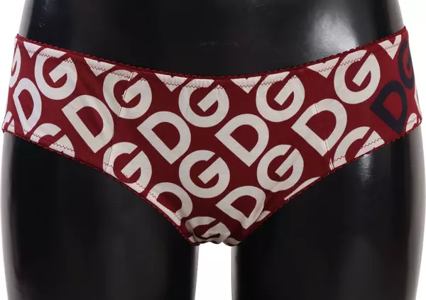 Multicolor DG Logo Print Slip Bottom Underwear