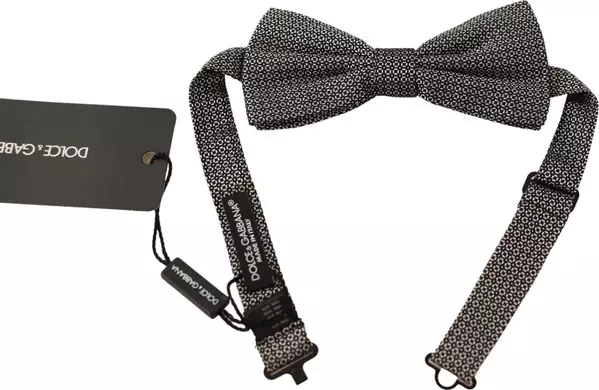 Multicolor Patterned Adjustable Neck Papillon Bow Tie