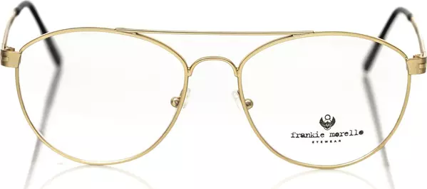 Gold Metallic Men's Frame Aviator Eyeglasses