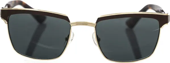 Brown Metallic Men's Sunglass