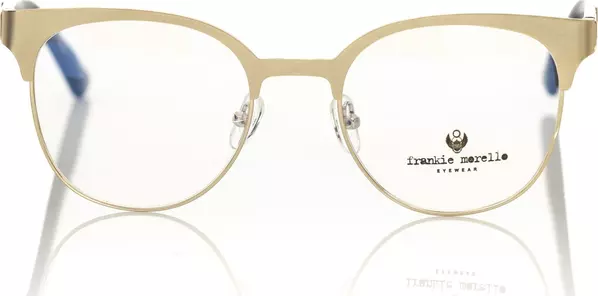 Gold Metallic Women's Eyeglass Frame