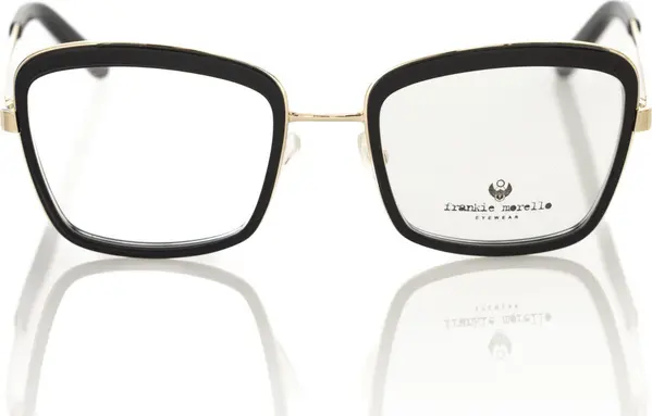 Black Metallic Women's Eyeglass Frame