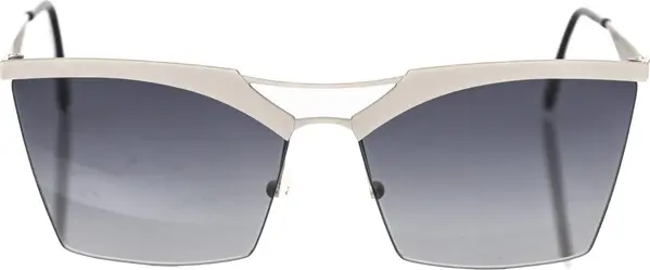 Silver Metallic Women's Sunglass