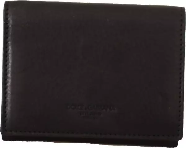 Black Leather Trifold Purse Belt Multi Kit Wallet