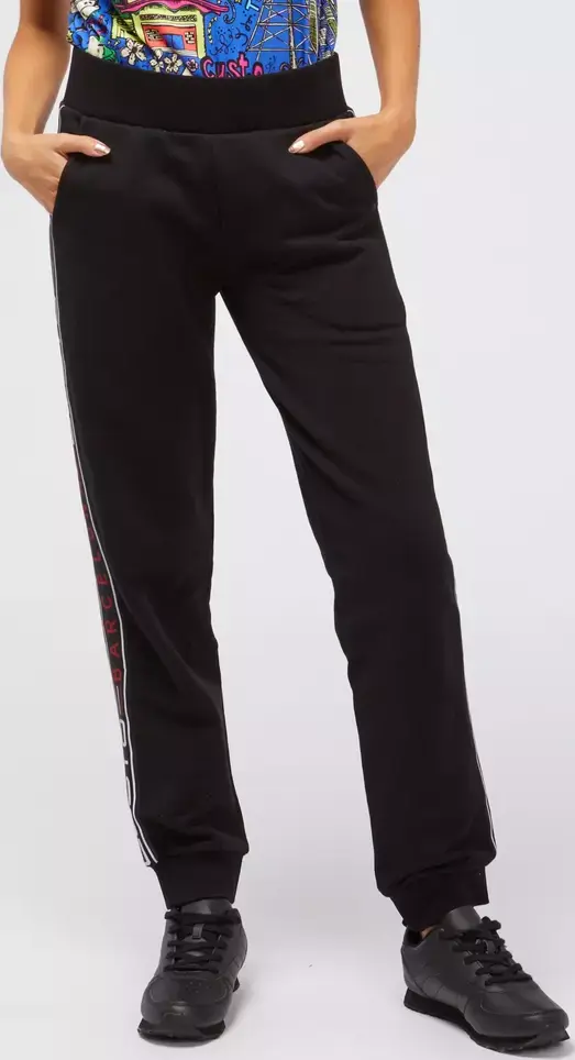 Black Cotton Women Sweatpant