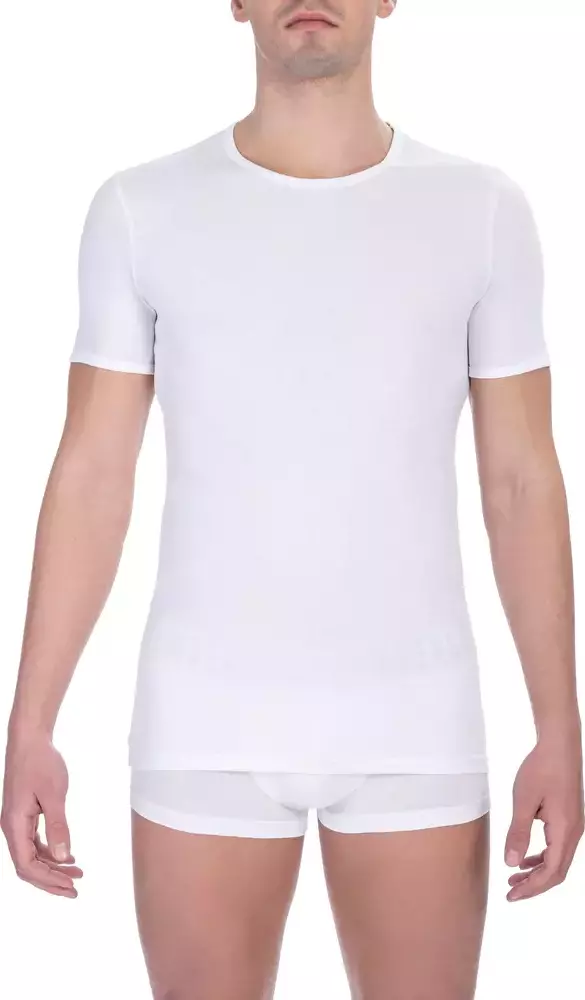White Cotton Men's T-Shirt