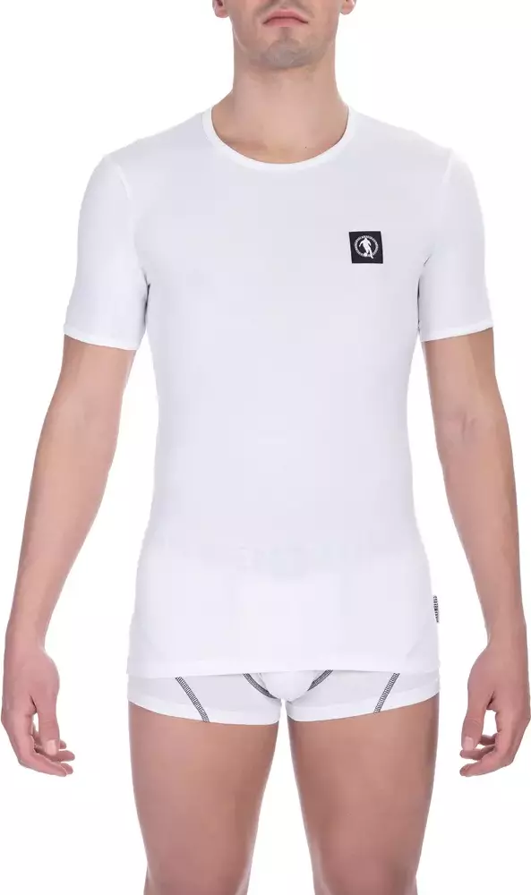 White Cotton Men's T-Shirt