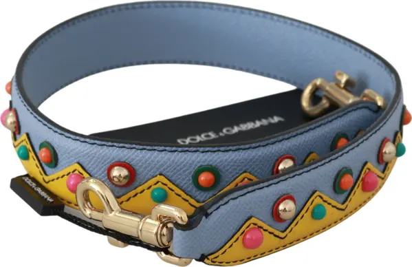 Blue Handbag Accessory Shoulder Strap Leather