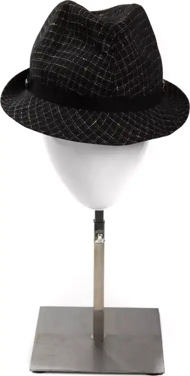 Black Virgin Wool Women Hat