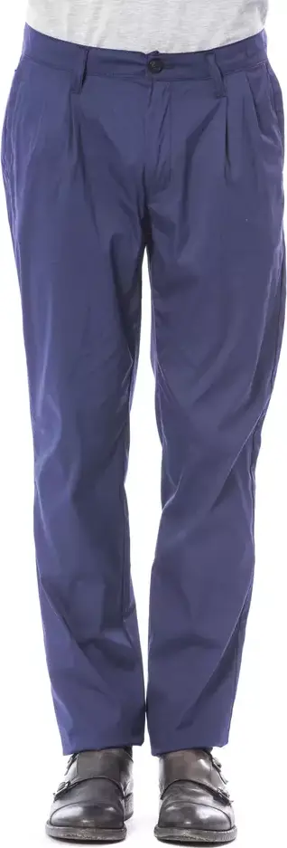 Blue Cotton Men's Chino Pant