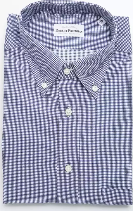 Blue Cotton Men's Shirt