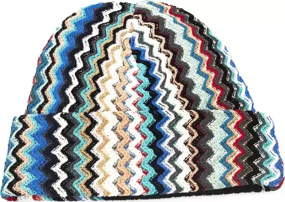 Multicolor Wool Men Hat