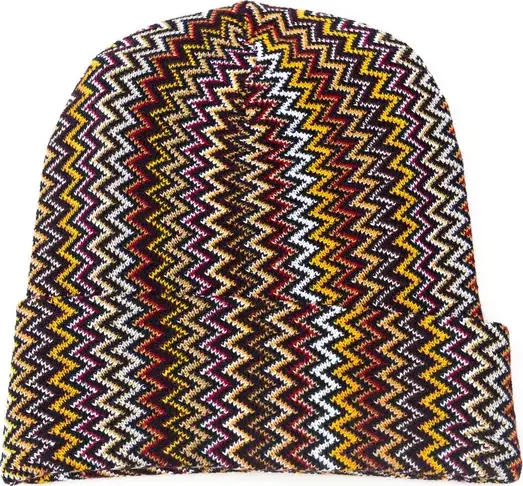 Multicolor Wool Men Hat