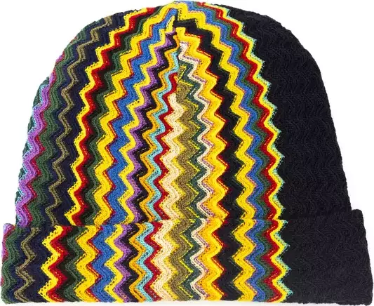 Multicolor Wool Men Hat