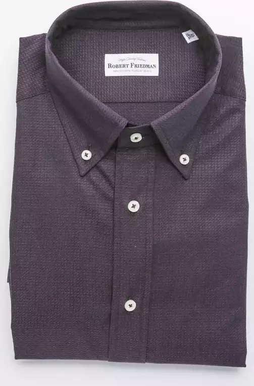 Black Cotton Men's Shirt