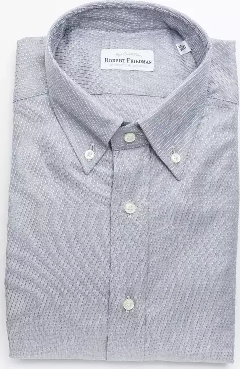 Beige Cotton Men Shirt