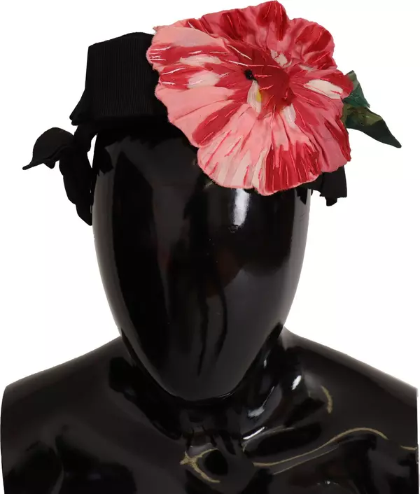 Black Silk White Hair Parrucchiera Diadem Headband