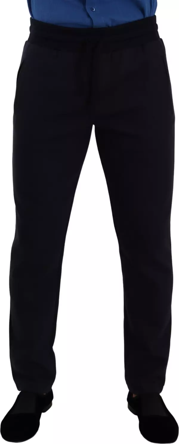 Blue Cotton Stretch Jogging Trouser Pants