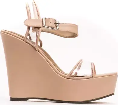 Beige Polyethylene Women Sandal