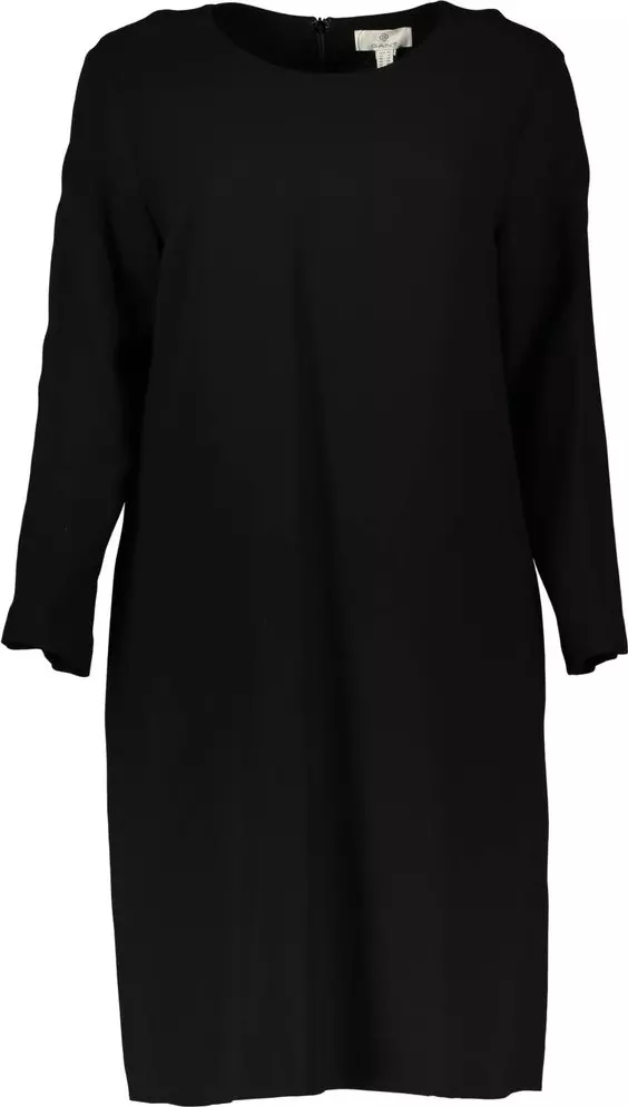 Black Viscosa Women's Dress