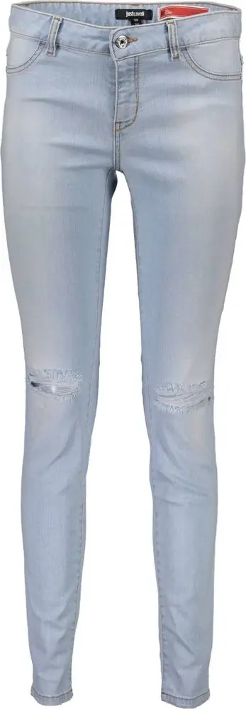 Azzurro Cotton Women's Jeans