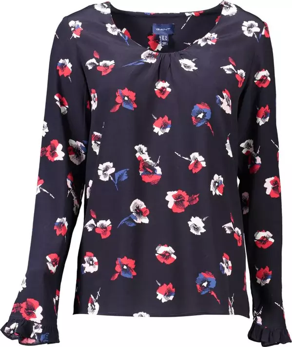 Blue Viscosa Women Sweater