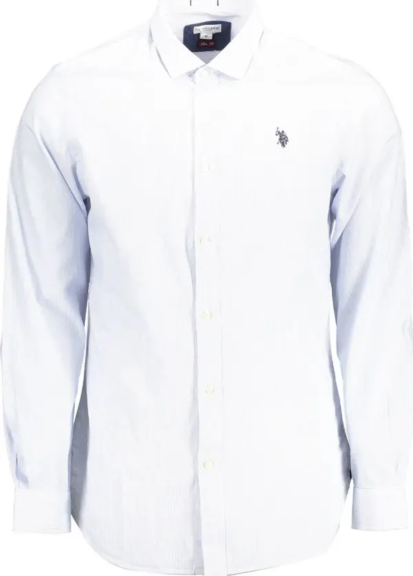 Azzurro Cotton Men's Shirt