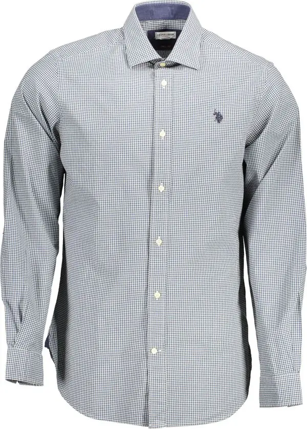 Azzurro Cotton Men's Shirt