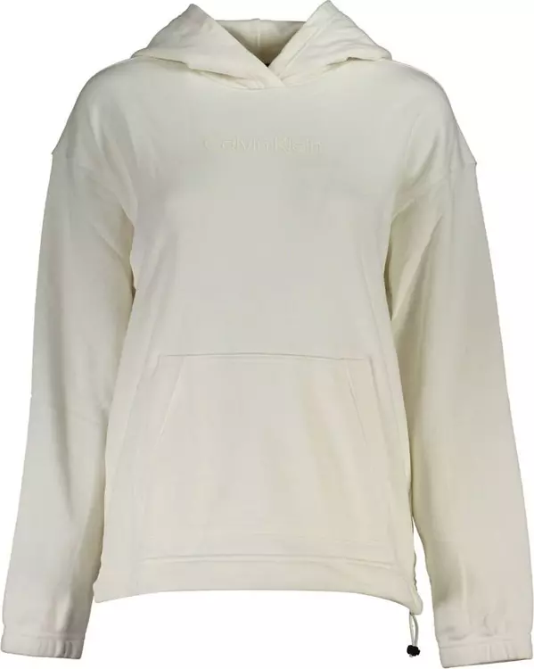 White Cotton Women's Sweatshirt