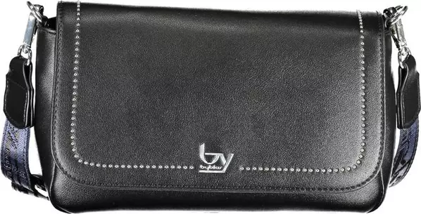 Black Polyethylene Women Handbag