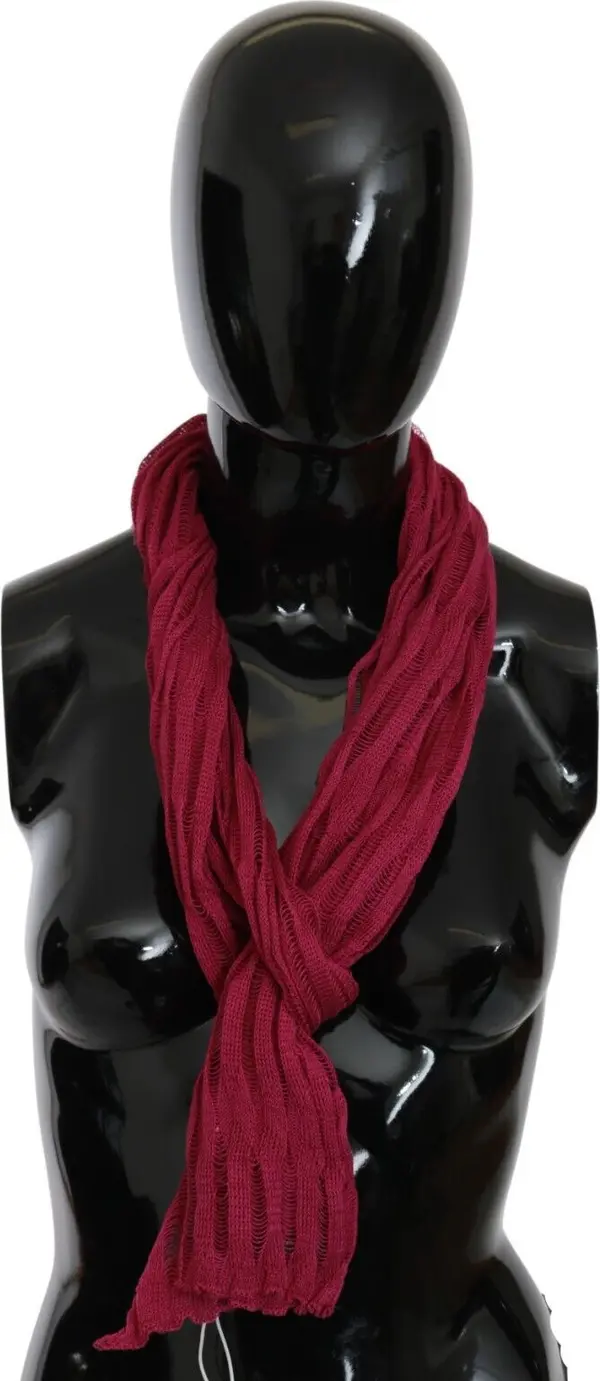 Bordeaux Neck Wrap Shawl Foulard Scarf