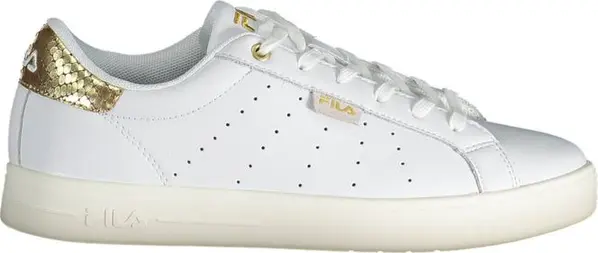 White Leather Women Sneaker