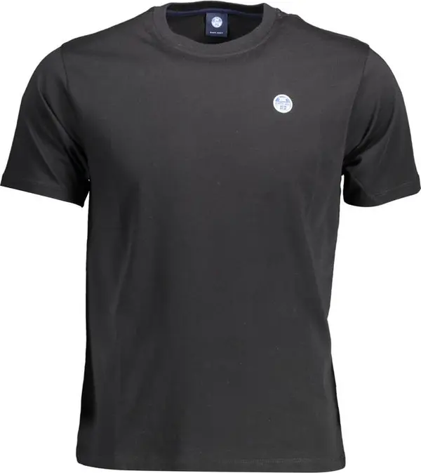 Black Cotton Men's T-Shirt