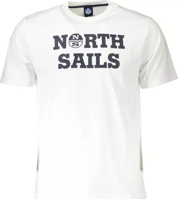 White Cotton Men's T-Shirt