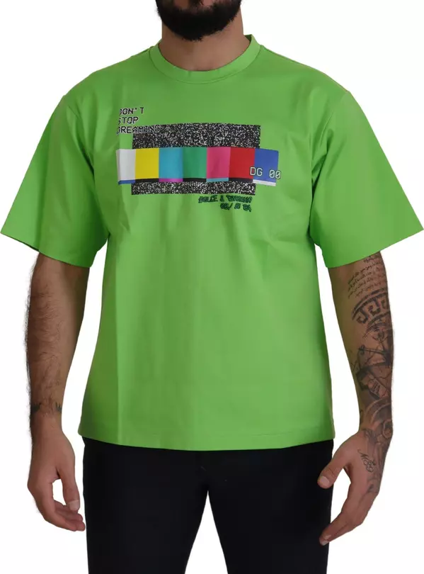 Green Cotton DG CHANNEL Top T-shirt