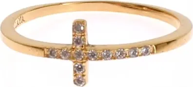 Gold 925 Silver Ring