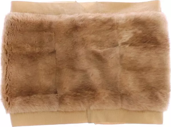 Beige MINK Fur Scarf Foulard Neck Wrap