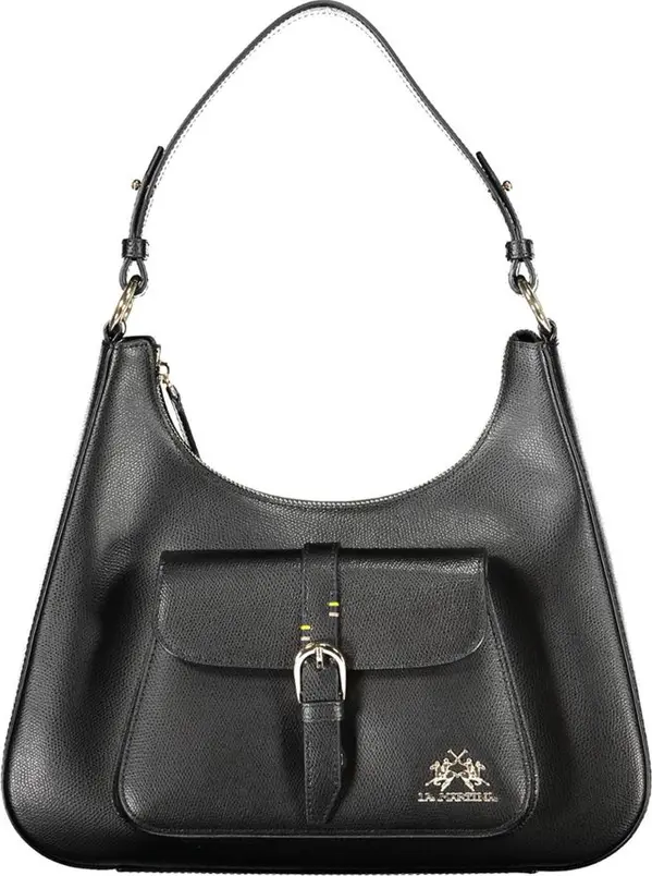 Black Leather Women's Shoulder Bag