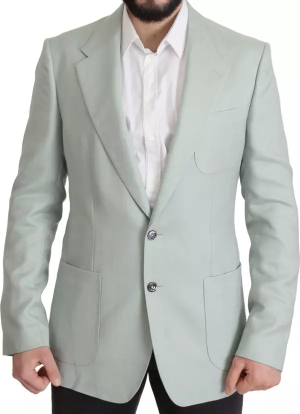 Green Cashmere Jacket Blazer Jacket