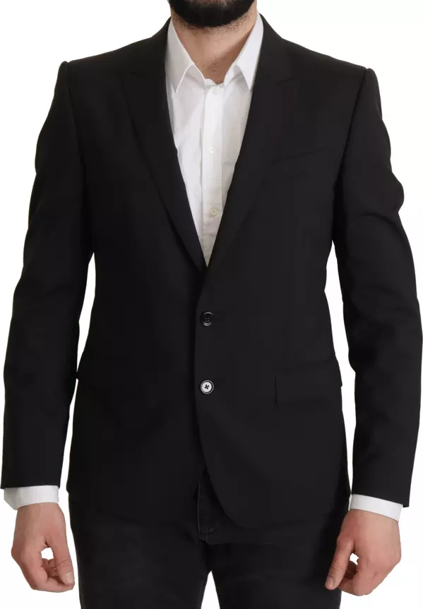 Black Single Breasted Jacket MARTINI Blazer