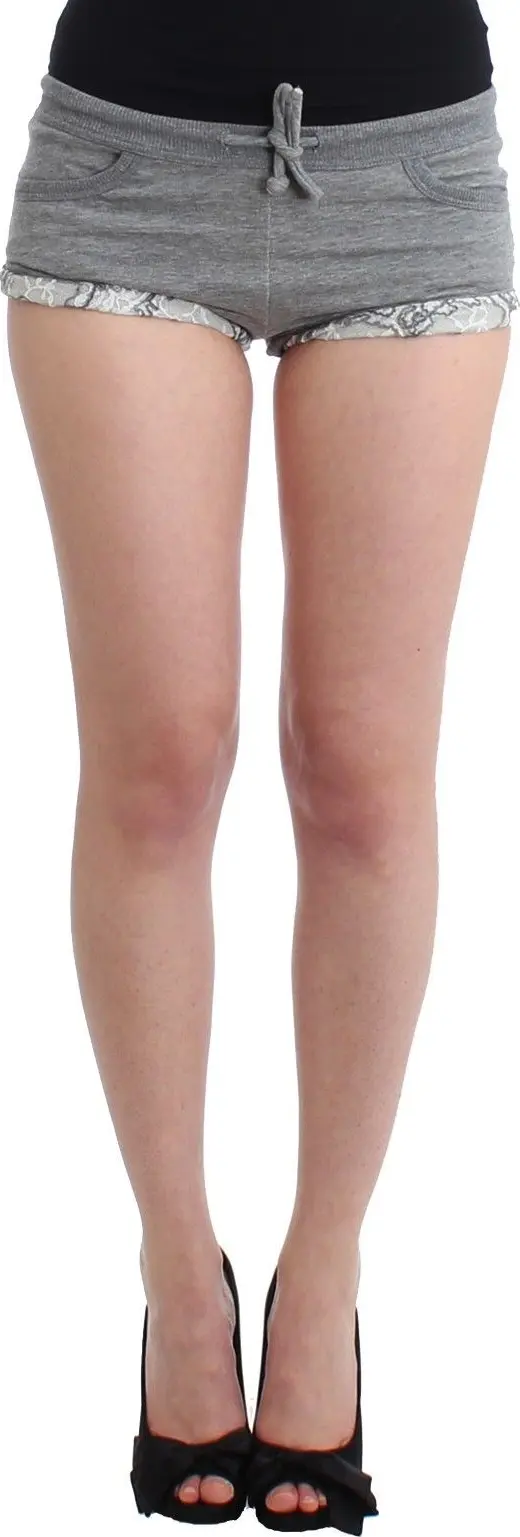 Lingerie Gray Mini Shorts Sleepwear Hotpants