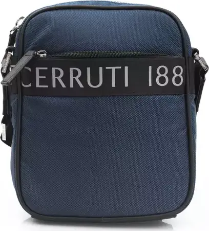 Blue Nylon Women Crossbody Bag